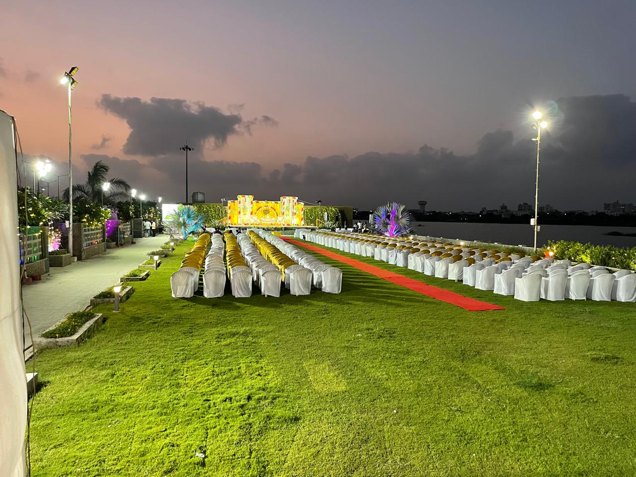 Grand stage setup