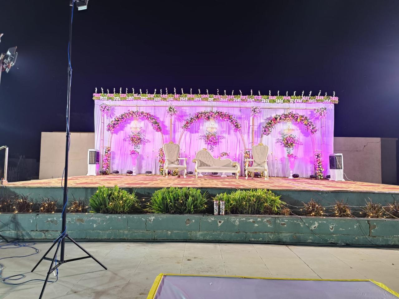 Wedding backdrop design